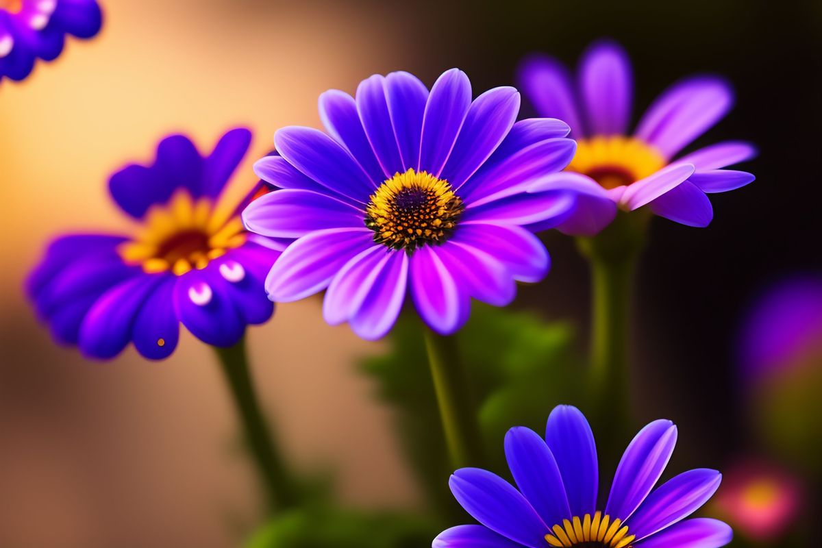 Purple flowers